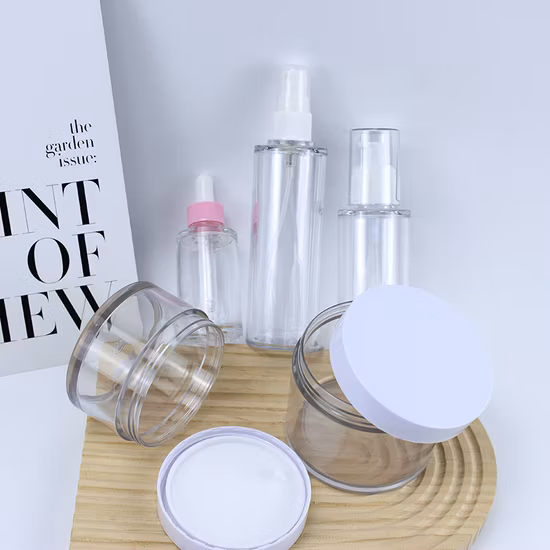 OEM ODM Cosmetic Packaging Design Perfume Bottle Set 100ml 50ml with Beautiful Cap