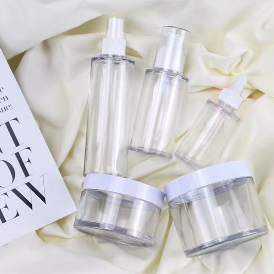 OEM ODM Cosmetic Packaging Design Perfume Bottle Set 100ml 50ml with Beautiful Cap