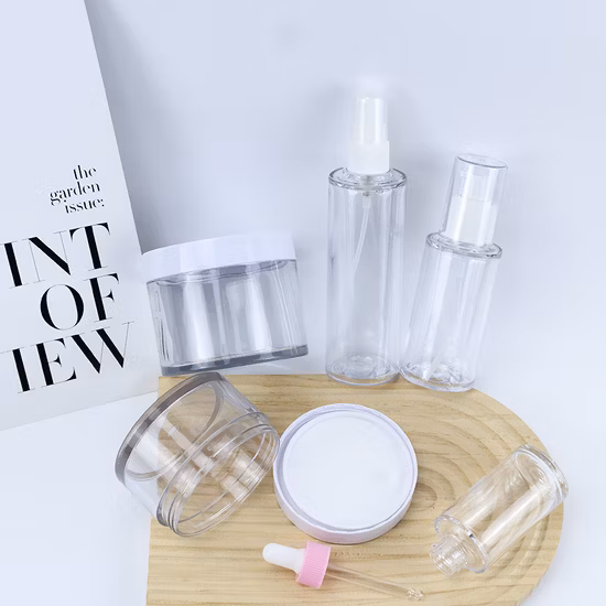 OEM ODM Cosmetic Packaging Design Perfume Bottle Set 100ml 50ml with Beautiful Cap