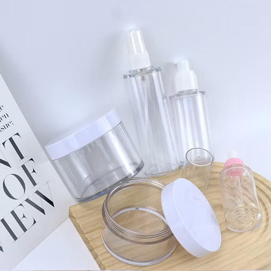 OEM ODM Cosmetic Packaging Design Perfume Bottle Set 100ml 50ml with Beautiful Cap