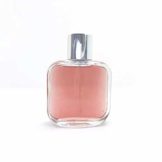100 ml 50 ml quadratische Parfüm-Glasflasche, Duftsprühflasche mit Lederbeschichtung, Duftdiffusor, Samt-Glasbehälter, Kosmetikverpackung, Glaswaren