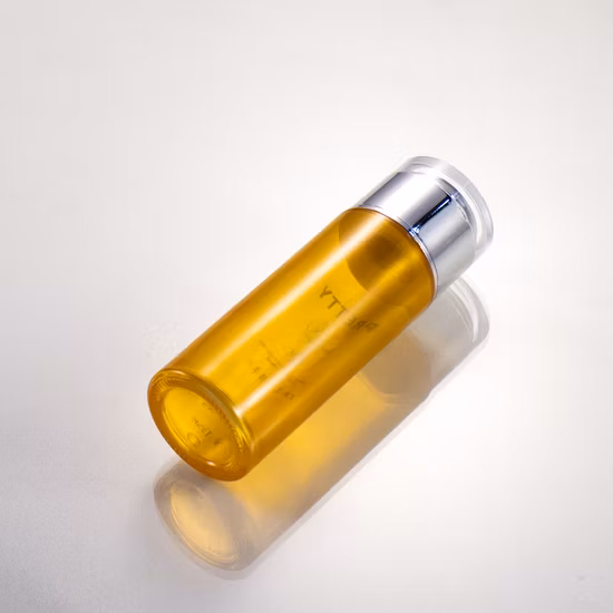 Luxuriöse Hautpflege-Verpackung, leere runde kosmetische Glasdose, Toner-Lotion-Pumpe, Körperöl-Tropfflasche aus Glas