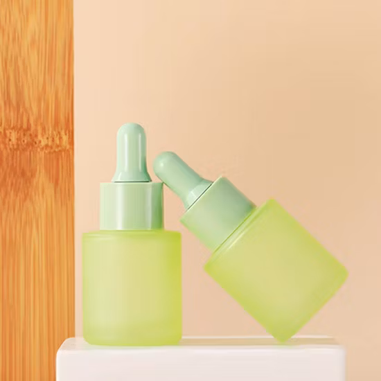 Kundenspezifische bunte Design-Serum-Glasflaschen, Haarpflege-Verpackungsflasche