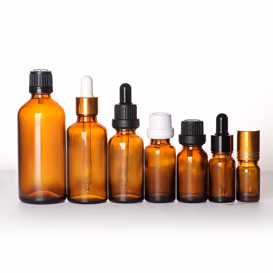 3 ml 10 ml Tropfflasche aus grünem Glas mit Farbverlauf für ätherische Öle